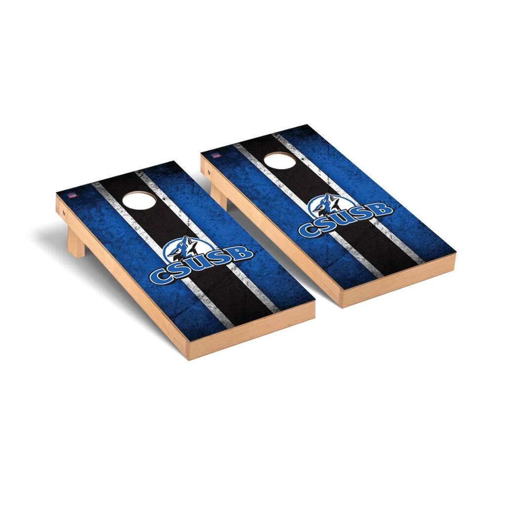 Cal State San Bernardino Coyotes Vintage Cornhole Board Set