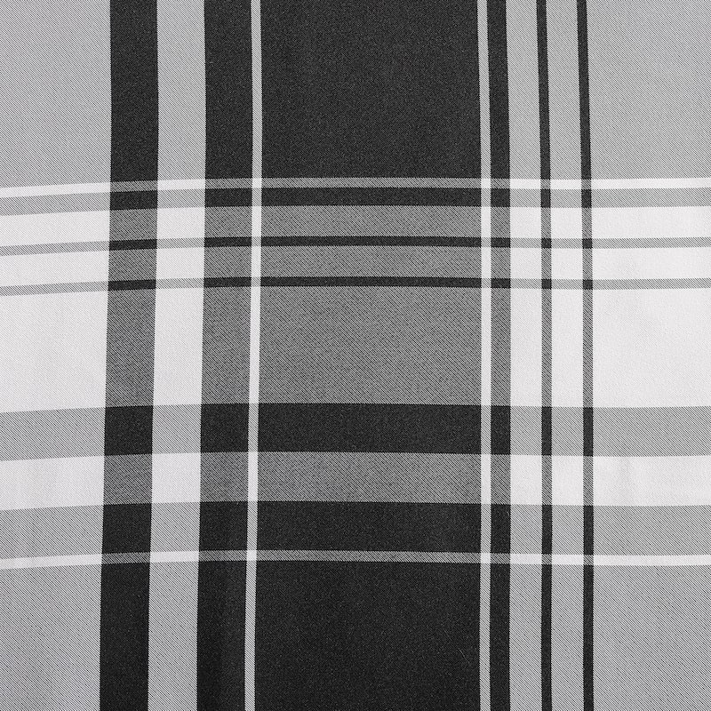 Eddie Bauer Saddle Mountain Plaid Black Reversible Comforter Set