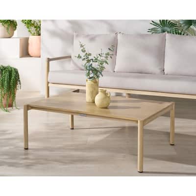 SAFAVIEH COUTURE Dorianna Aluminum Coffee Table - 43"W x 30"D x 15"H