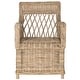 preview thumbnail 2 of 6, SAFAVIEH Rural Woven Dining Hinaku Kubu Natural Rattan Arm Chair - 24" x 28" x 37"