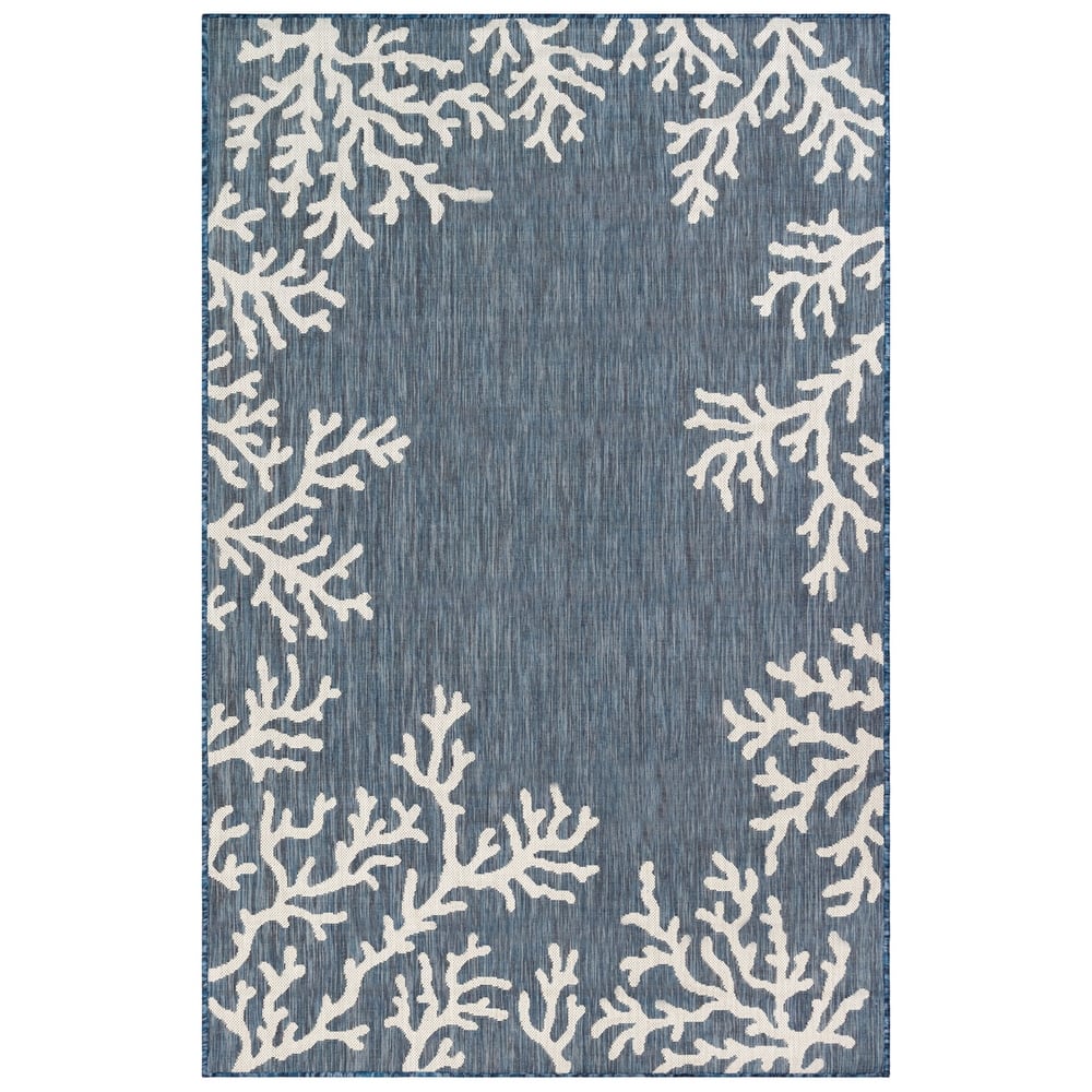 Liora Manne Carmel Coral Border Indoor/Outdoor Area Rug