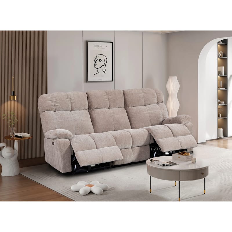 Liyasi Dual OKIN Motor Power Recliner Sofa 2 Seater 1.5L-R+1.5R-R Multiple Combinations