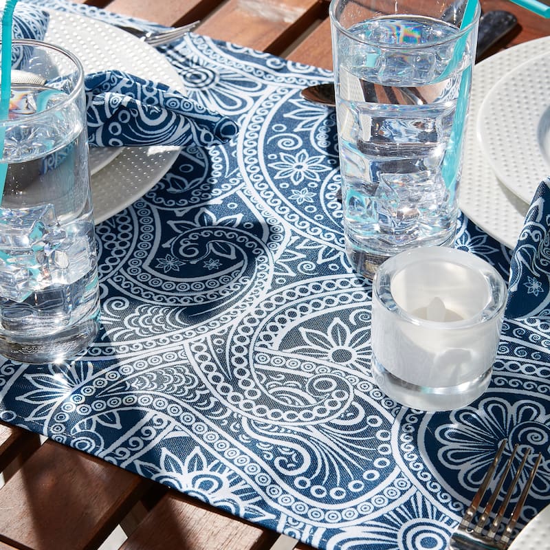 DII Anchors Print Outdoor Table Runner 14x72
