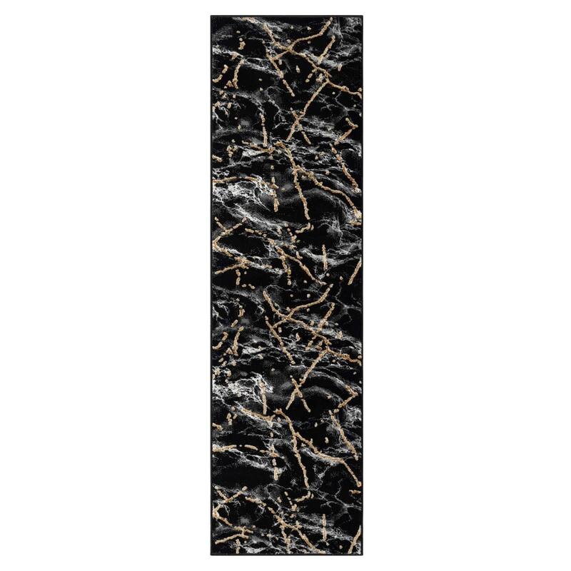 Luxe Weavers Marble Abstract Living Room Rug, Stain-Resistant Carpet