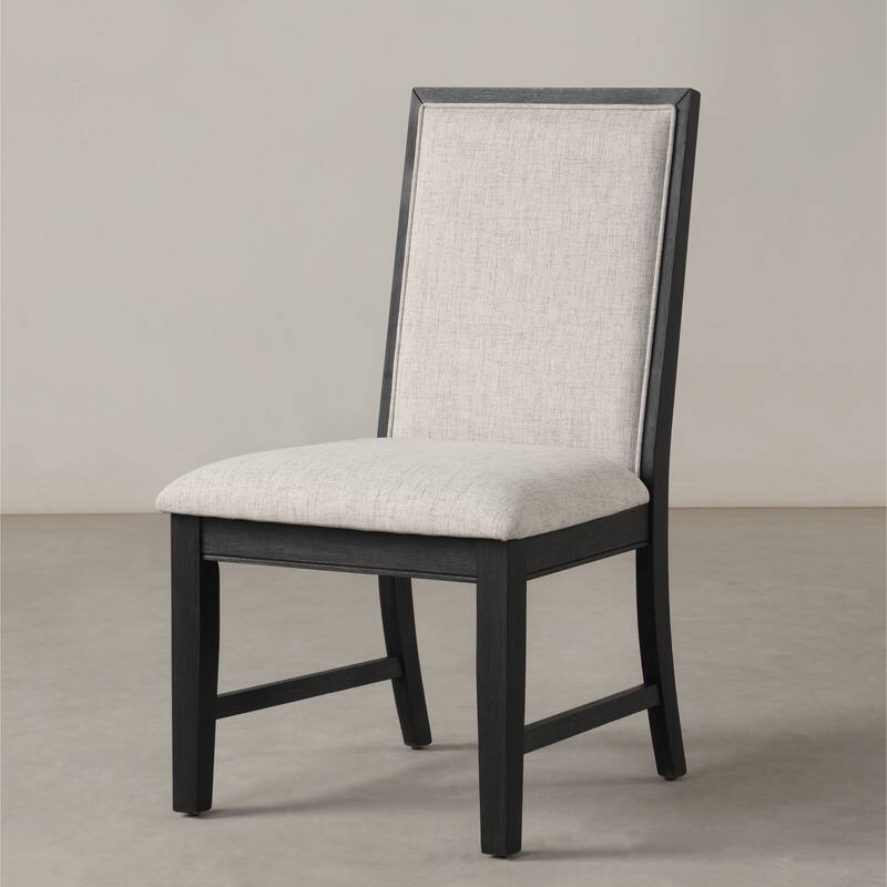 Roundhill Furniture Gates 5-Piece Round Dining Set, Light Gray