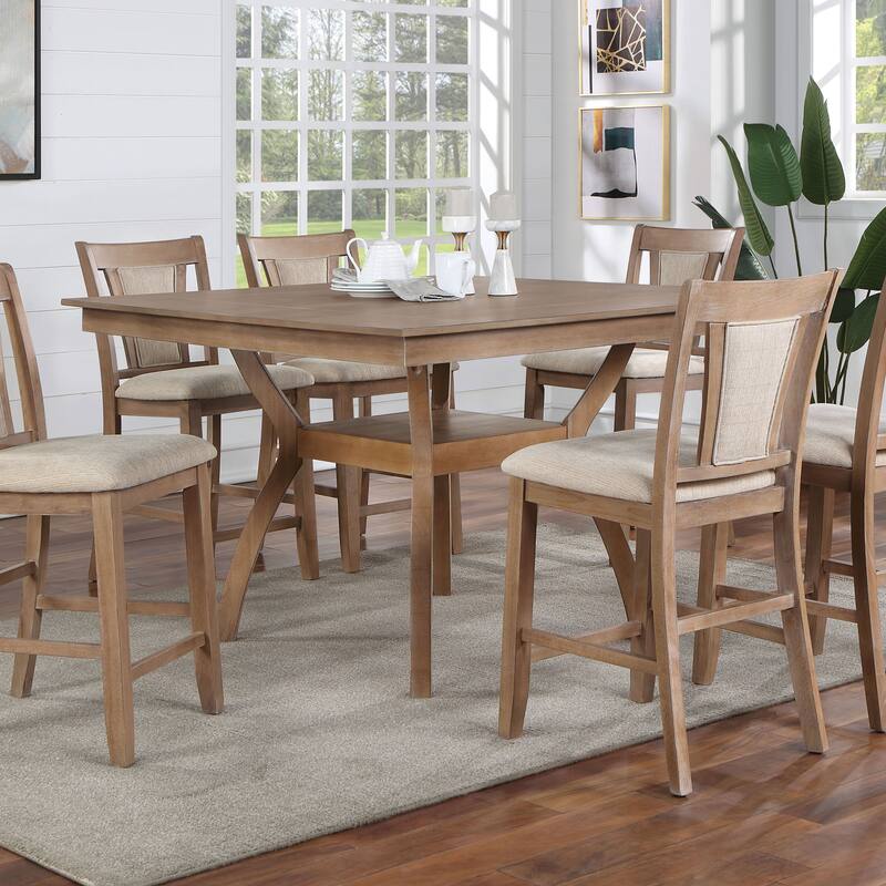 Furniture of America Dionne Contemporary 54-inch Counter Height Dining Table