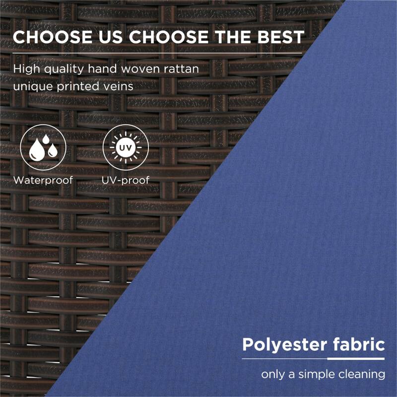 4-Piece Rattan Patio Set: Relax in Outdoor Style