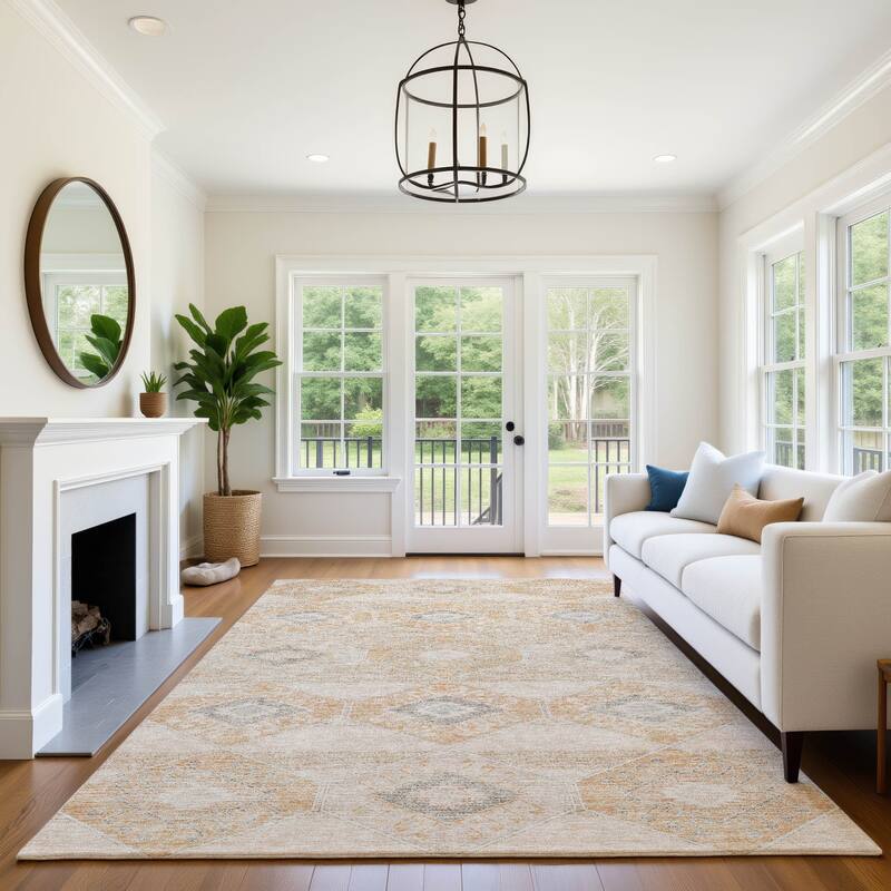 Premium Washable Super Soft Modern Global Mayfield Rug