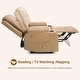 preview thumbnail 36 of 38, Power lift recliner chair with massage, cup holders, and side pocket.