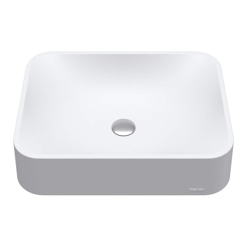 Karran Sea Crest Quartz 22 inch Bathroom Vessel Sink