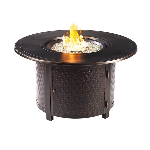 30 round propane sales fire pit table