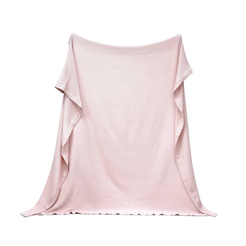 Luxurious Cotton Super Soft Waffle Weave Knit Blanket