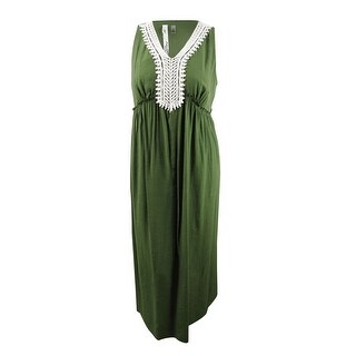 Shop Ny Collection Women S Petite Plus Size Crochet Trim Crinkle