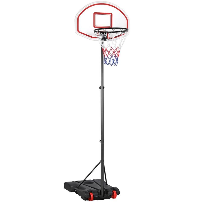 Yaheetech 5.2-7 ft Portable Basketball Hoop System for Youth Outdoor