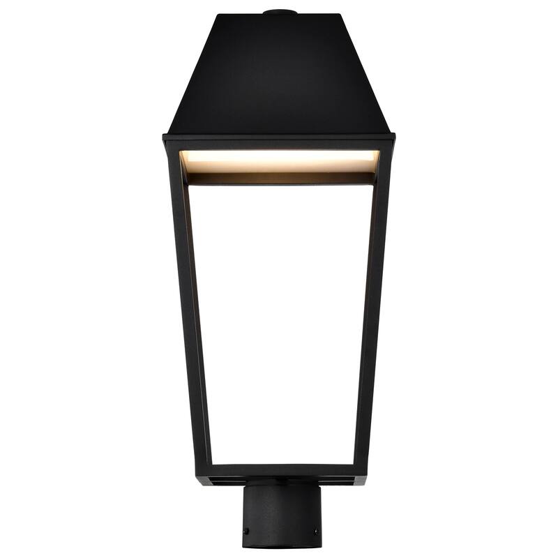 Colt 10 Watt LED Outdoor Post Lantern Matte Black Finish
