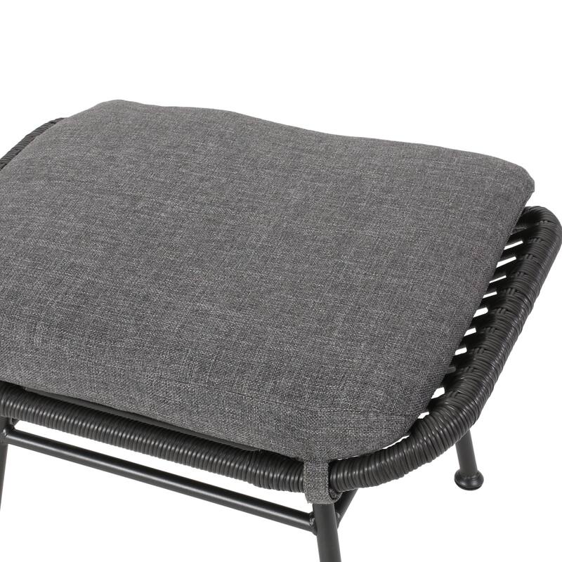 Montana Outdoor 5-piece Wicker Chat Set by Christopher Knight Home