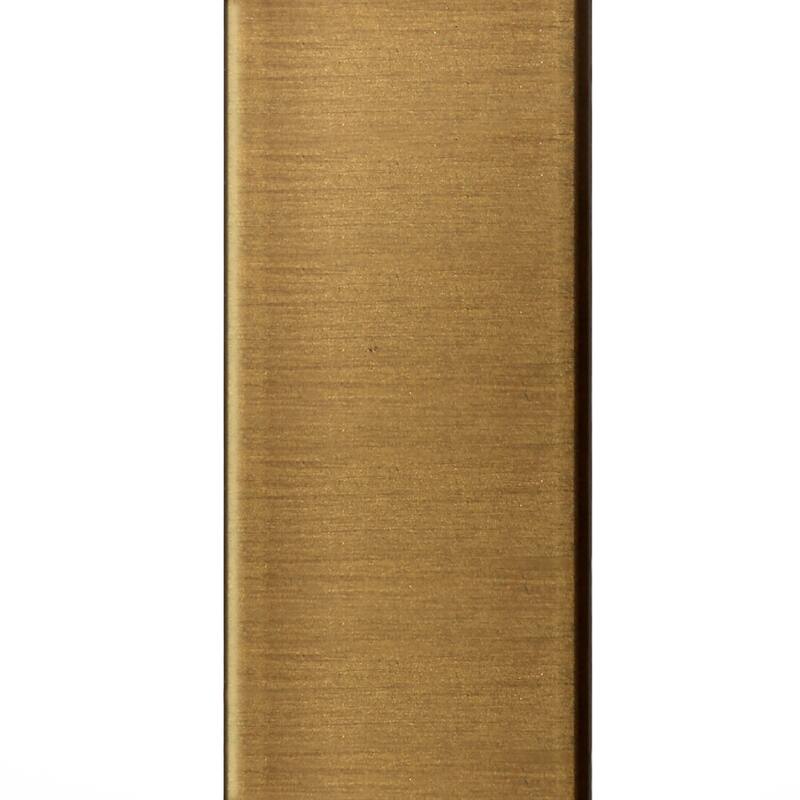 Hera 20'' Wide Square Side Table with Mirror Shelf