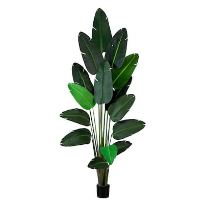 9' Artificial Travelers Palm Tree - Green