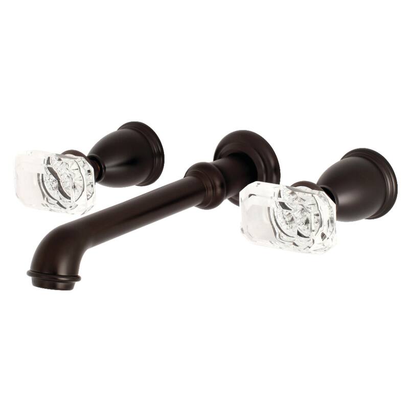 Kingston Brass Krystal Onyx Wall Mounted Roman Tub Filler - Oil Rubbed Bronze