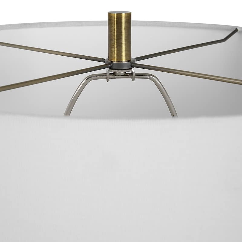 Uttermost Verdell Green Table Lamp - 29"H,   Shade 10"H x 17" Dia.