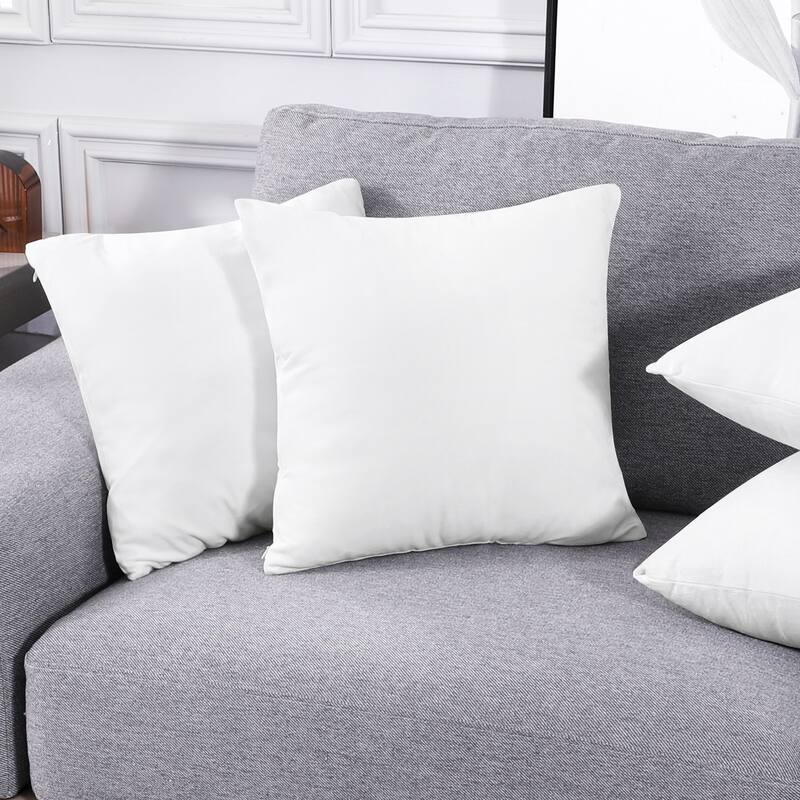 Deconovo Velvet Throw Pillow Covers 4 PCS (Cover Only)
