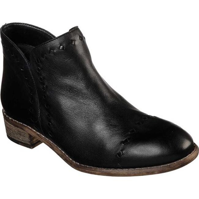skechers womens leather ankle boots