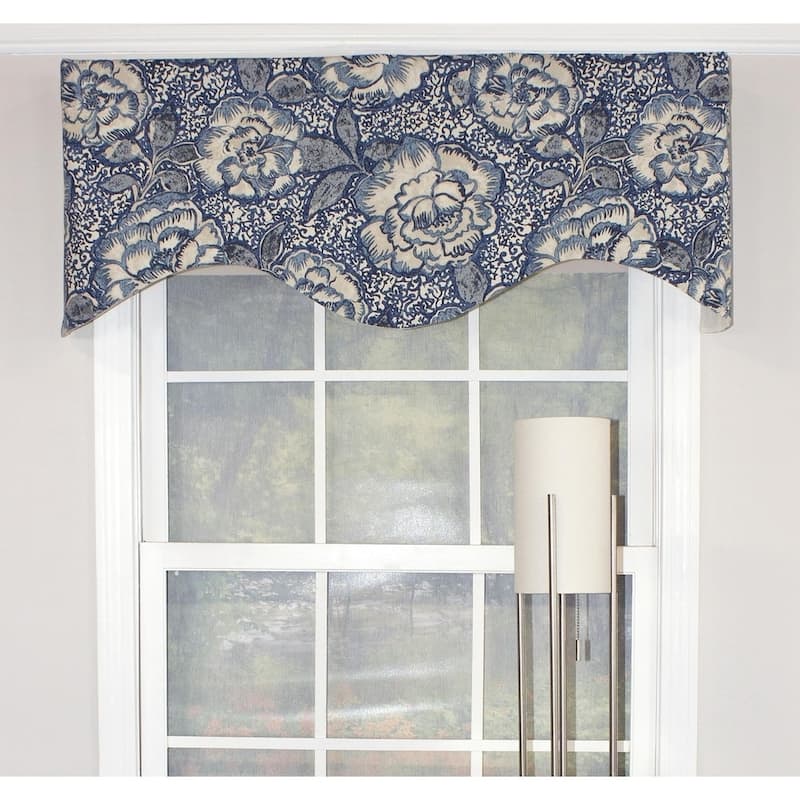 RLF Home Peony Garden Cornice 50" Window Valance