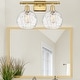 preview thumbnail 4 of 28, Innovations Lighting Athens Water Glass 2 Light 18" Bath Vanity Light