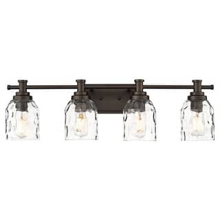 Bathroom Vanity Lights, Wall Mounted Light, Hammered Glass