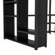 preview thumbnail 7 of 21, Full Size Metal Gaming Loft Bed with LED,Desk and 3 Storage Drawers