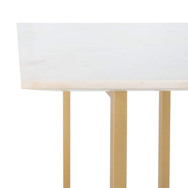 SAFAVIEH Home Rosie Marble Top Dining Table - 69"W x 35"D x 30"H