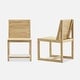 preview thumbnail 22 of 22, mopio Bruno Outdoor Dining Set Set of 2 Dining Chairs