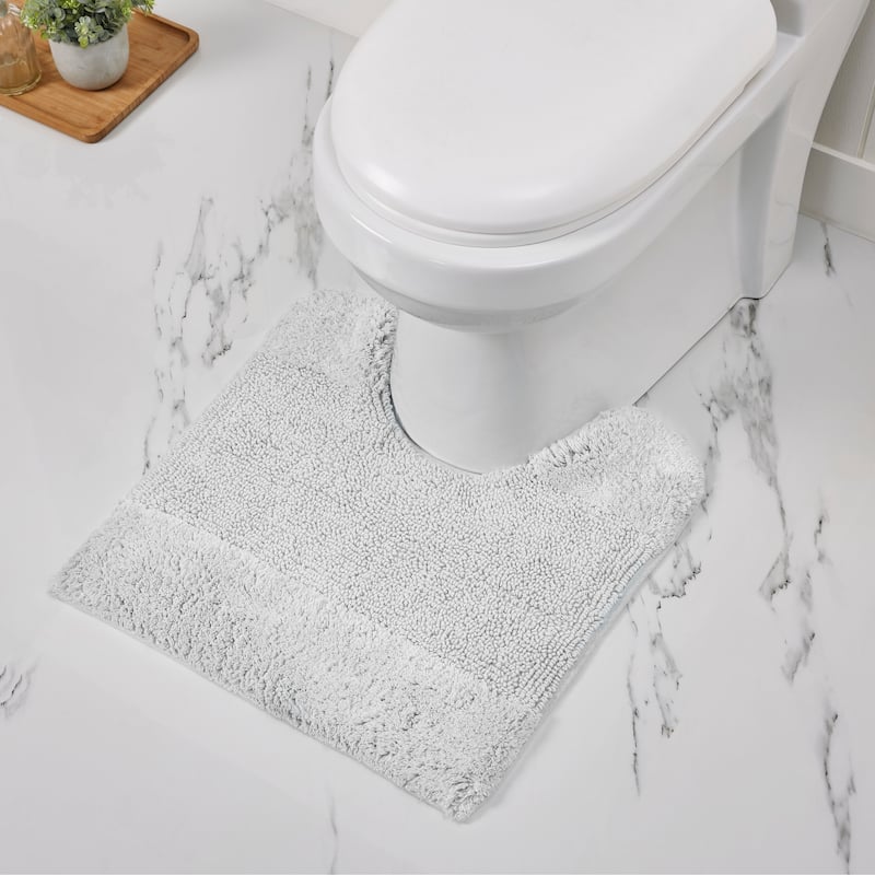 Better Trends Bath Rug 100% Cotton Water Absorbent Tufted Bathroom Rug Set for Shower, Sink Mats Machine Wash Granada Collection