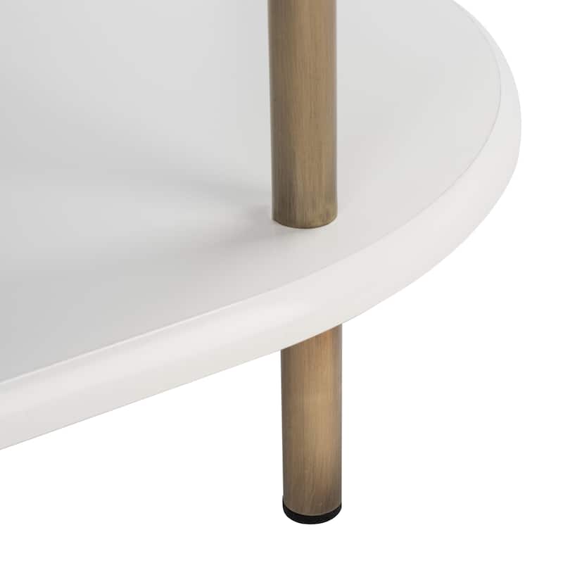 SAFAVIEH Iva 3-Tier Swivel Bar Table - 29.53" W x 17.72" L x 32.76" H