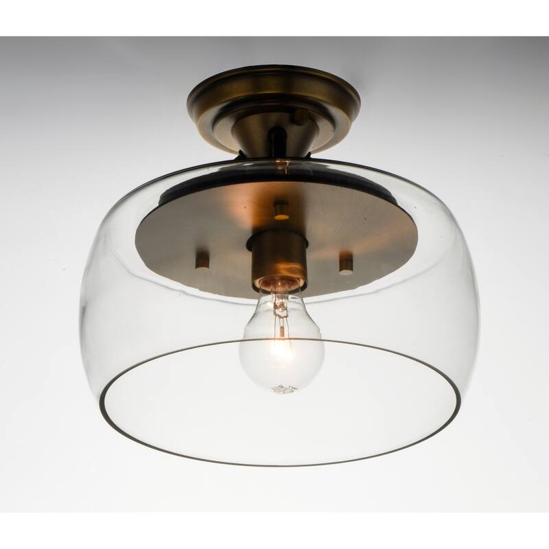 Goblet 1-Light Semi Flush Mount
