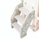 preview thumbnail 51 of 70, 8-in-1 Ocean-Themed Kids Slide Playset