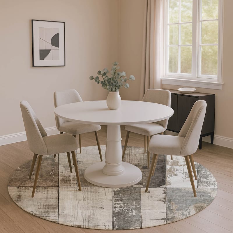 Premium Washable Super Soft Contemporary Styles Mayfield Rug - Taupe - 8' x 8'