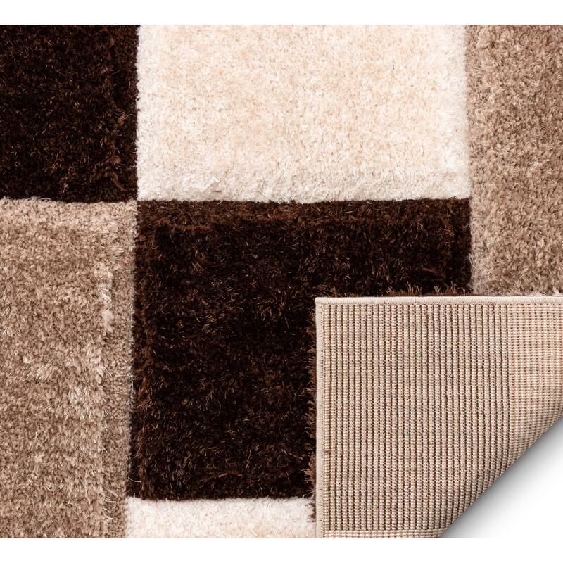 Well Woven San Francisco Escondido Geometric Shag Area Rug
