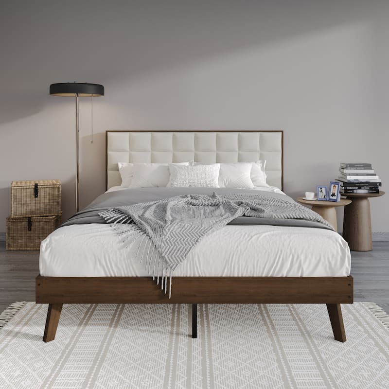 CraftPorch Vintage Wooden Platform Bed