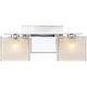 preview thumbnail 1 of 0, Quoizel Westcap 2-Light 7" Bathroom Vanity Light in Polished Chrome