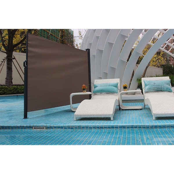 Outdoor Side Pull Shed Partition Cafe Terrace Canopy Decorative Screen. Opens flyout.