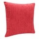 preview thumbnail 3 of 2, Handmade Textured Solid Square Throw Pillow - 20" - Pink