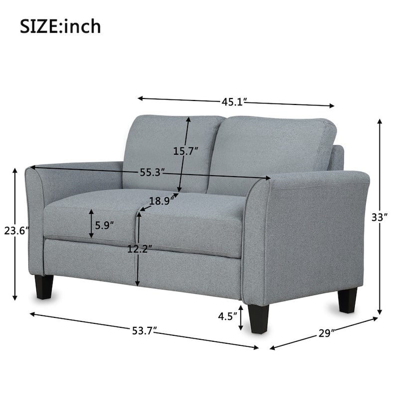 Direct Wicker Living Room Furniture Love Seat Sofa