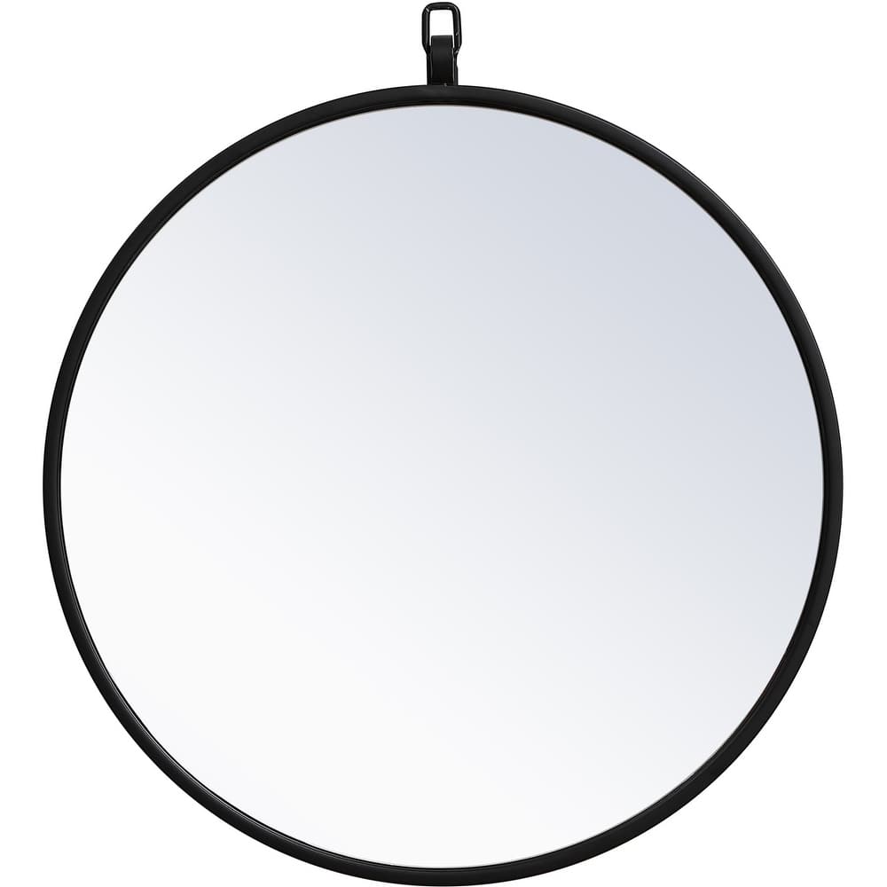 Elegant Lighting Eternity 18" Diameter Circular Beveled Metal Framed