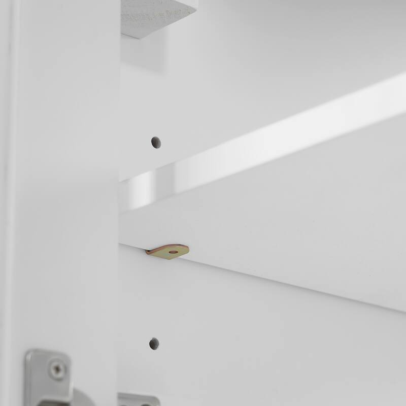 GDFStudio - Mia Modern 30" Bathroom Vanity with Ceramic Sink, Soft-Close Drawers & Adjustable Shelf