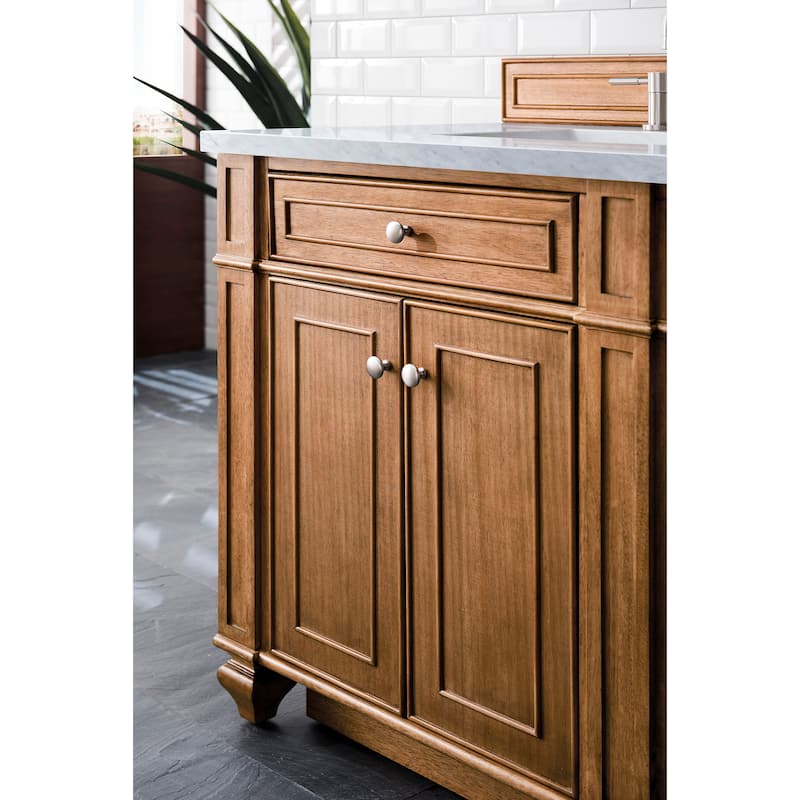 James Martin Vanities Bristol 72" Double Vanity, Saddle Brown