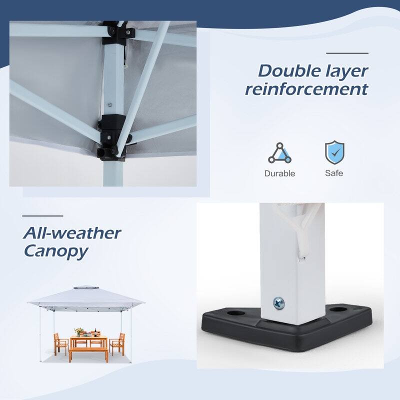 AVAWING 10x10 Pop Up Canopy Tent - Instant Shelter with UV Protection for Outdoor Events, Beach - Heavy Duty Steel Frame