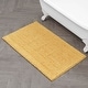 preview thumbnail 67 of 100, Laura Ashley Astor Chenille Bath Mat with TPR Backing 27 x 45 - Yellow