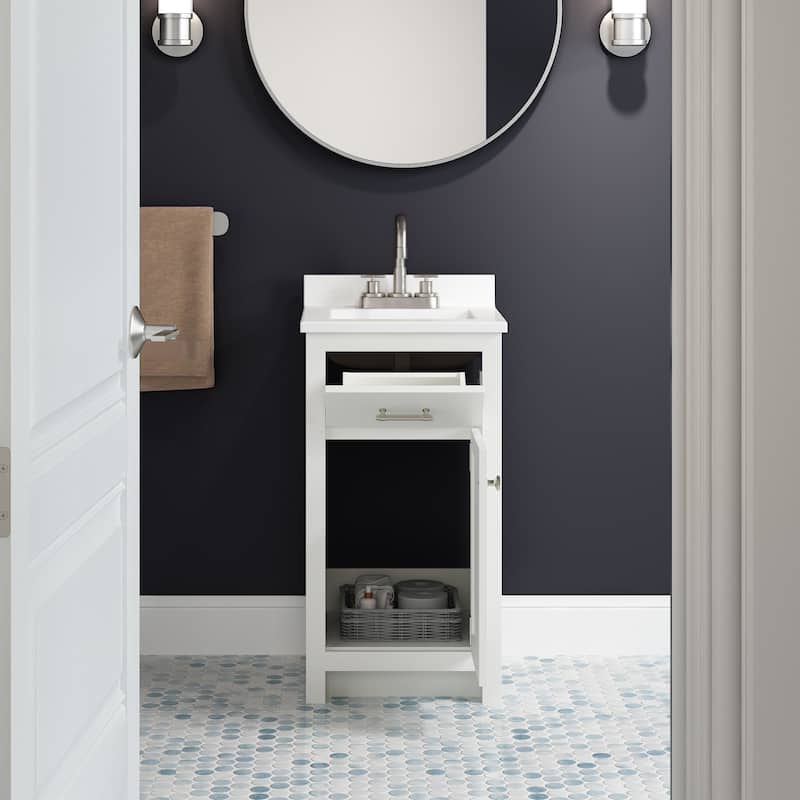 CRAFT + MAIN RSVT1934 Reese 18" Free Standing Single Basin Vanity Set