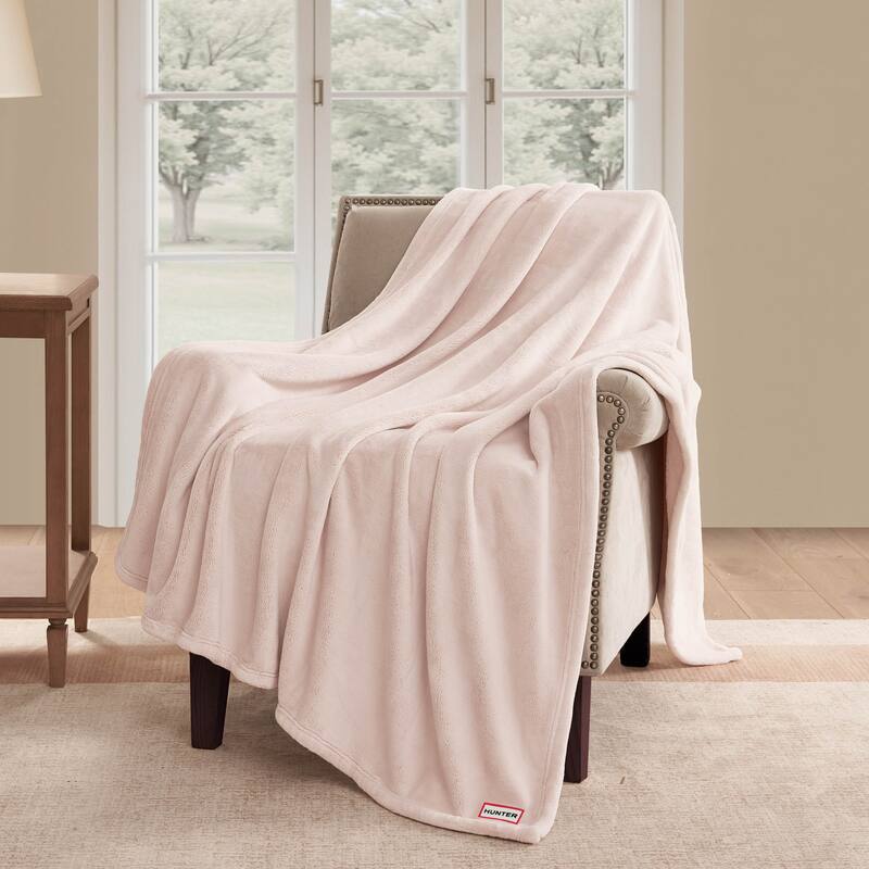 Hunter Coco Flannel Throw Blanket